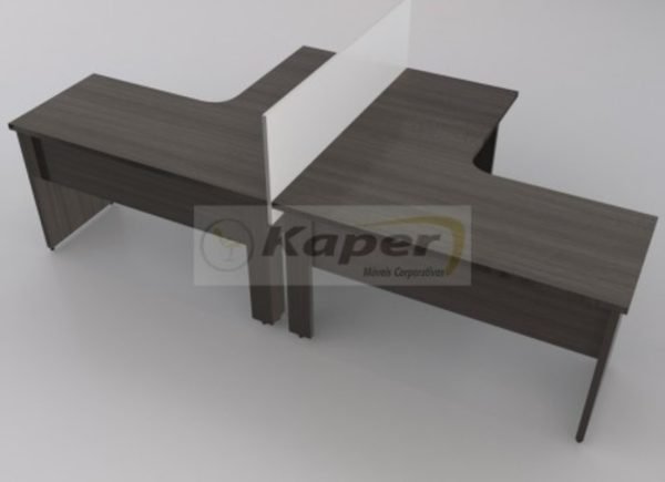 ESTAÇÃO DE TRABALHO C/ 02 MESAS FORMATADA