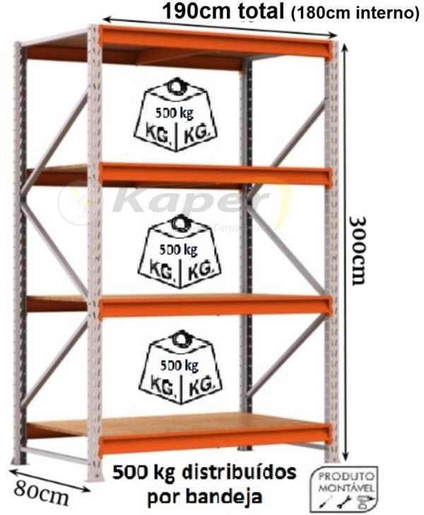 E-250 MINI PORTA PALLET 180 - 3M