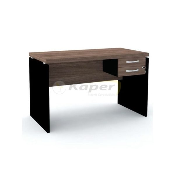 M-172 MESA 170CM X 70CM  C/ 02 GAVETAS- PÉ PAINEL - MDP PANDIN
