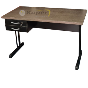 M-18 MESA 120CM X 60CM  PE METAL C / 02 GAVETAS