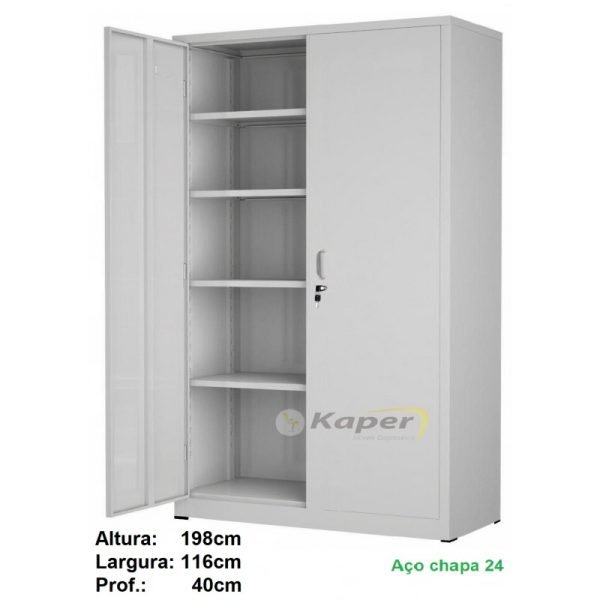 Armário PA-120 NB CHAPA 24