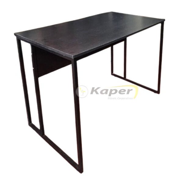 M-04 MESA 100CM X 60CM MDP-15 PÉ METAL - NOBRE