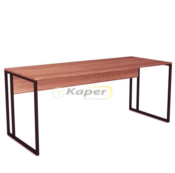 M-25 MESA 150CM X 60CM MDP-15 PÉ METAL - NOBRE - Image 2