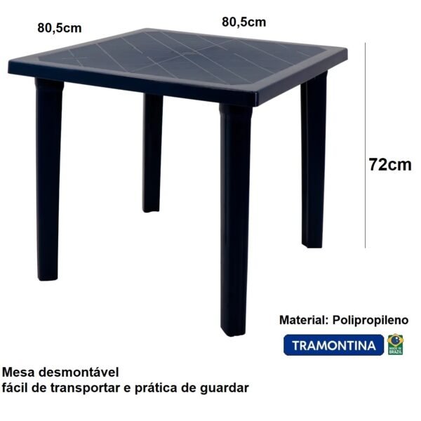 M-501 Mesa Tramontina Sancho em Polipropileno - Image 2