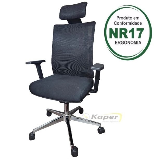 C-550 CADEIRA ELLYTE TELA BACKSYSTEM BERING - Image 2