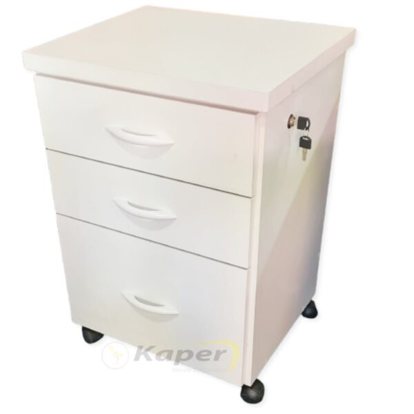 A-9 GAVETEIRO VOLANTE 3 GAVETAS BRANCO