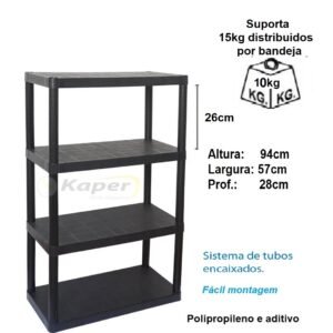 E-105 ESTANTE POLIPROPILENO plastico PEQUENA