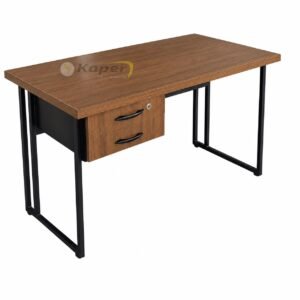 M-19 MESA 120CM X 60CM  PE METAL C / 02 GAVETAS - MDP25