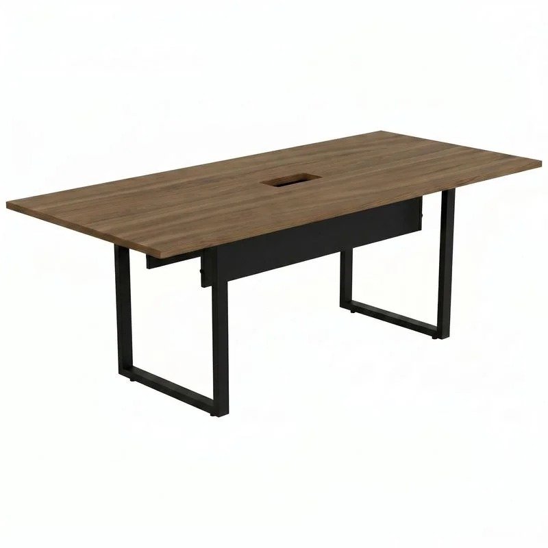 M-570 MESA REUNIÃO 200CM X 90CM PÉ TUBULAR – MDP25