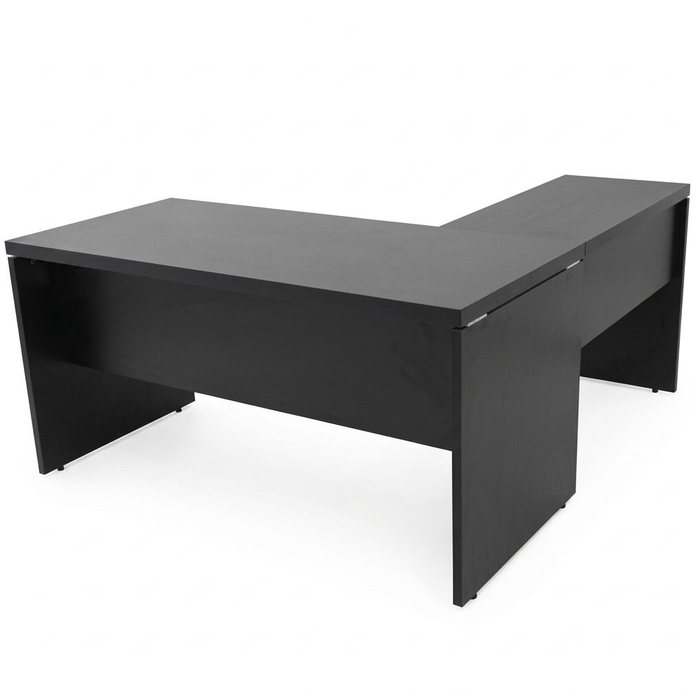 M-290 MESA 170 EM L -170CM X 160CM – PÉ PAINEL- MDP 40 MARZO VITORINO – COR PRETA